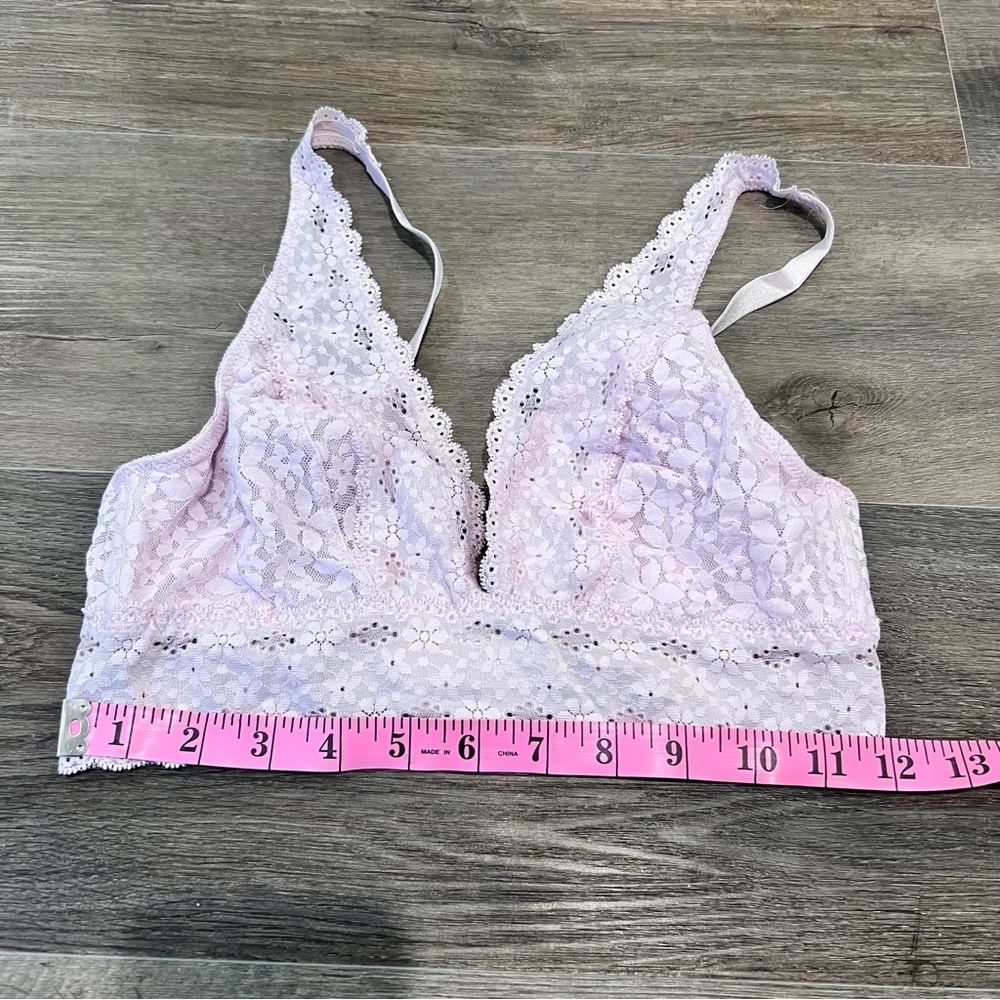 Wacoal Halo Lace Wire Free Bralette, Adjustable Straps, Size 36 - Picture 6 of 7